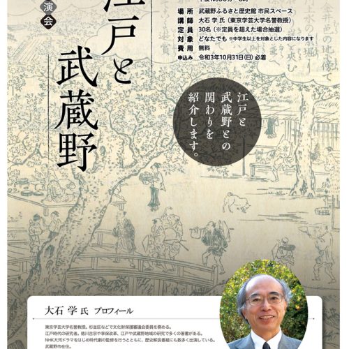 武蔵野ふるさと歴史館 令和3年度第3回企画展「武蔵野の名所」