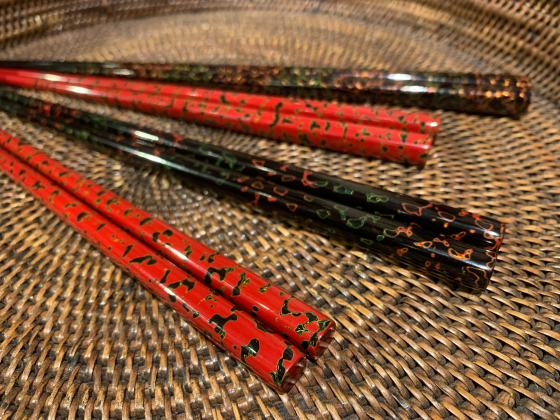 津軽塗箸の研ぎだし体験＆鉋削り ヒノキの箸作り