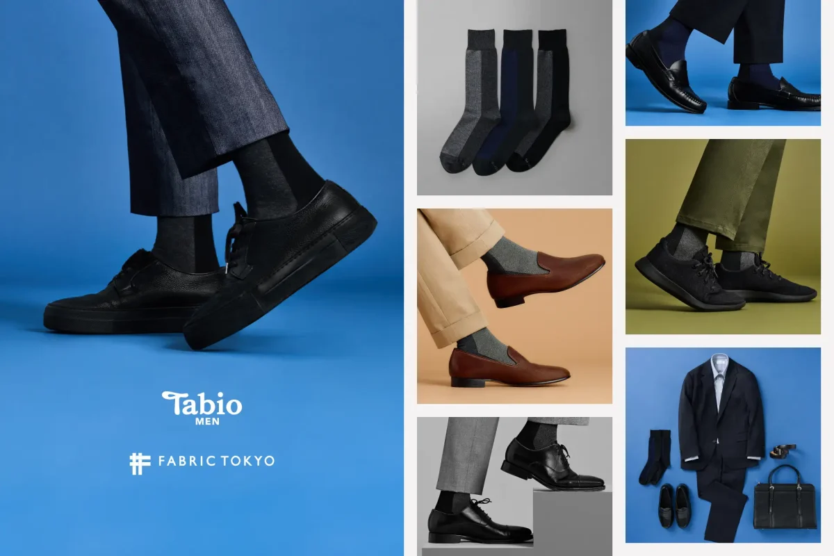 FABRIC TOKYO 10周年企画、Tabioとのコラボレーションアイテムは数量限定の「WEEKDAY BICOLOR SOCKS with FABRIC TOKYO」