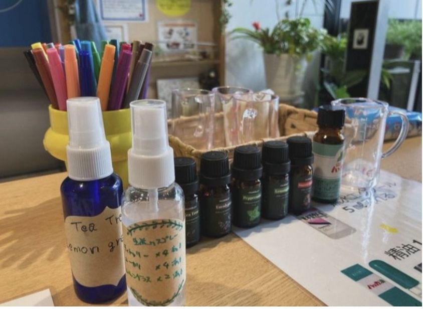 ホップとハーブを使った虫よけスプレー作り