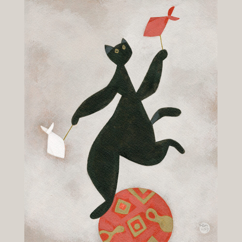 ツトム・イサジ　音楽戯画展