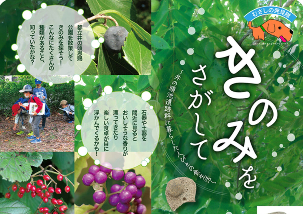 むさしの発見隊「きのみをさがして ～井の頭池遺跡群に暮らした人びとの食生活～」
