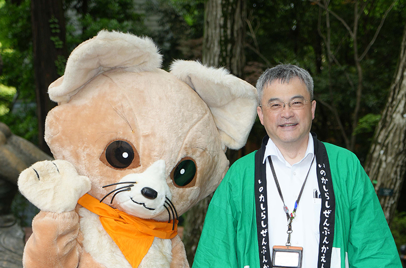 園長によるお出迎え