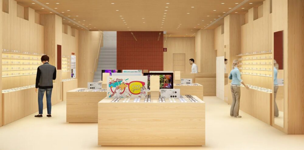 「JINS吉祥寺ダイヤ街店」12月5日（金）リニューアルオープン！町家の土間と居室をイメージした新空間とカラフルなアートを常設展示