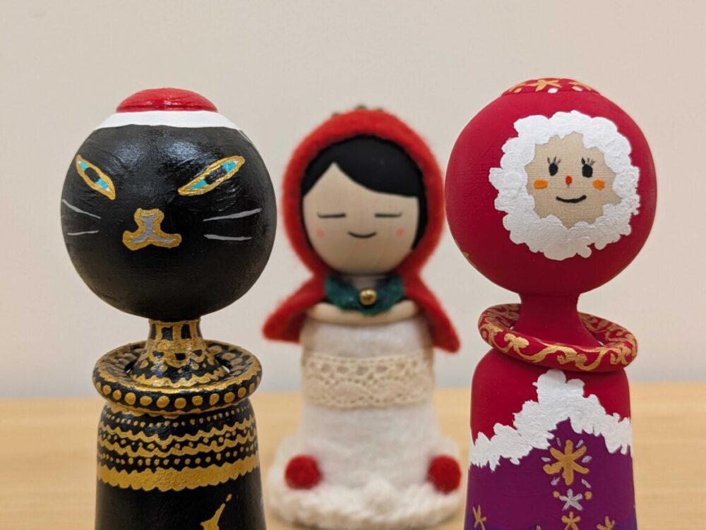 東京こけしを あなただけのサンタに