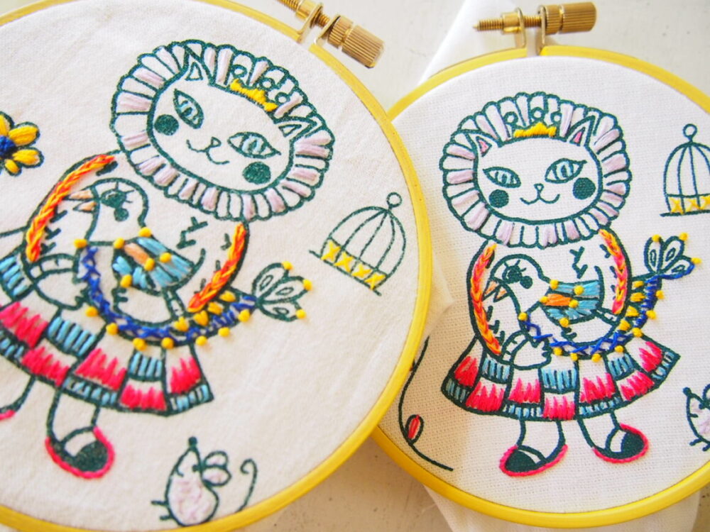 刺繍CAFE　~クリスマスの刺繍お茶会～