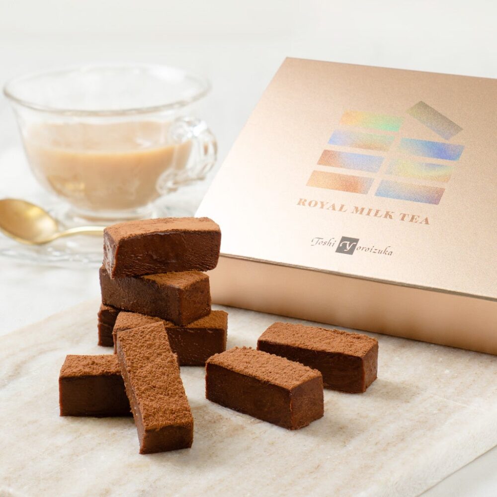 「トシ・ヨロイヅカ」の紅茶とミルクチョコが香り高く混じりあうバレンタイン新作生チョコ「ショコラ　ロイヤルミルクティー」