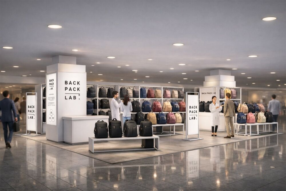 「自分に合うリュック」を科学する体験型POP-UPバックパック専門の新業態「エース バックパックラボ」を、東急百貨店 吉祥寺店にて先行展開
